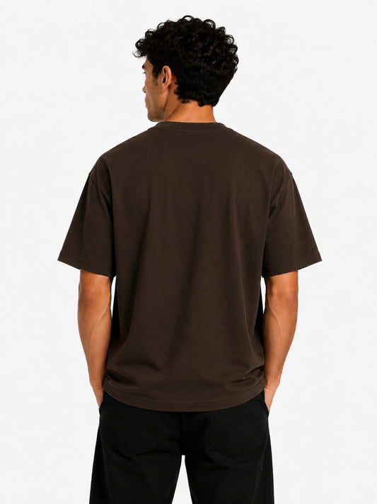 PARIDON Essential Premium Crew Neck T-Shirt – Espresso Brown