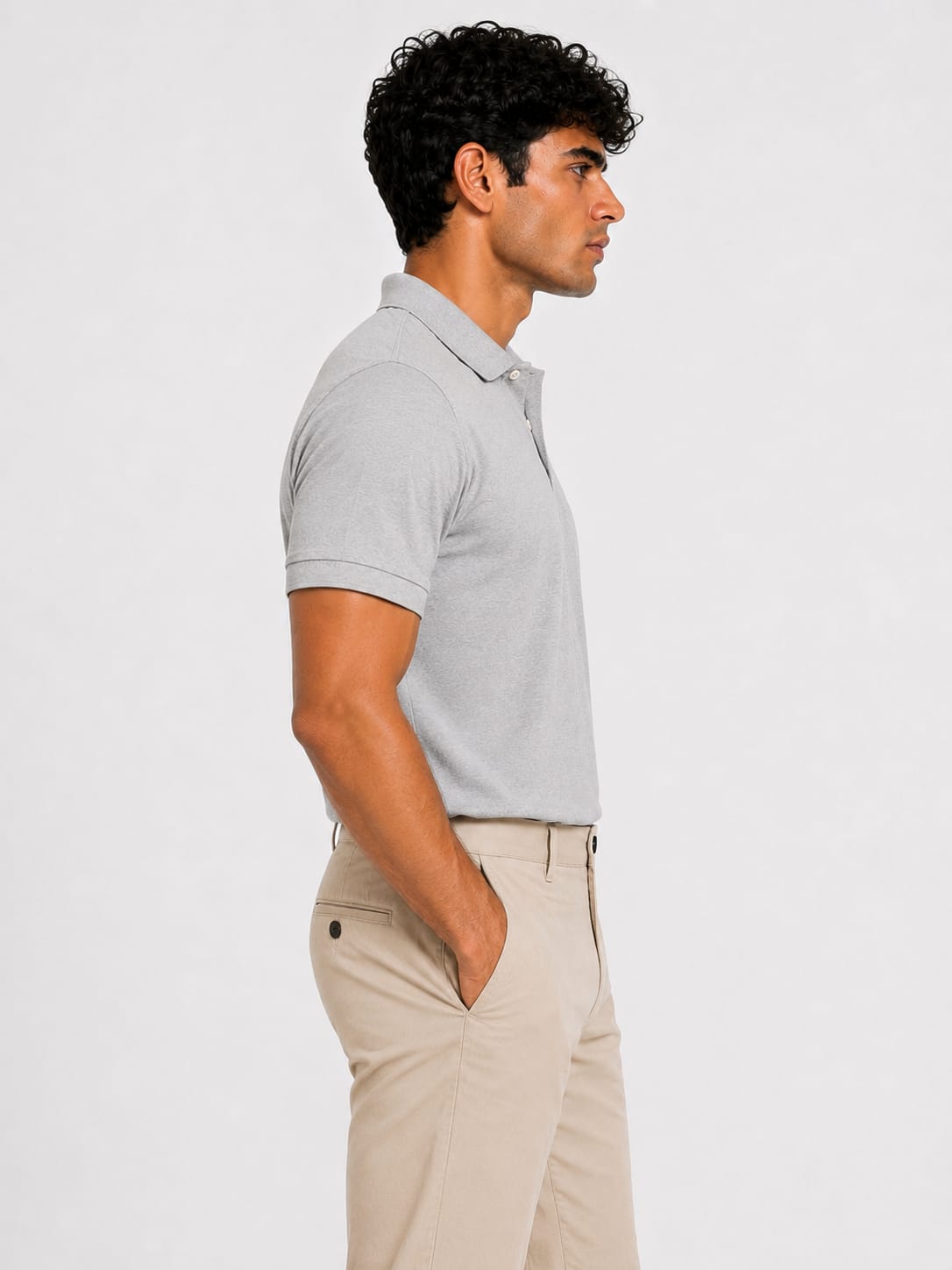 PARIDON Premium Cotton Polo T-Shirt – Grey