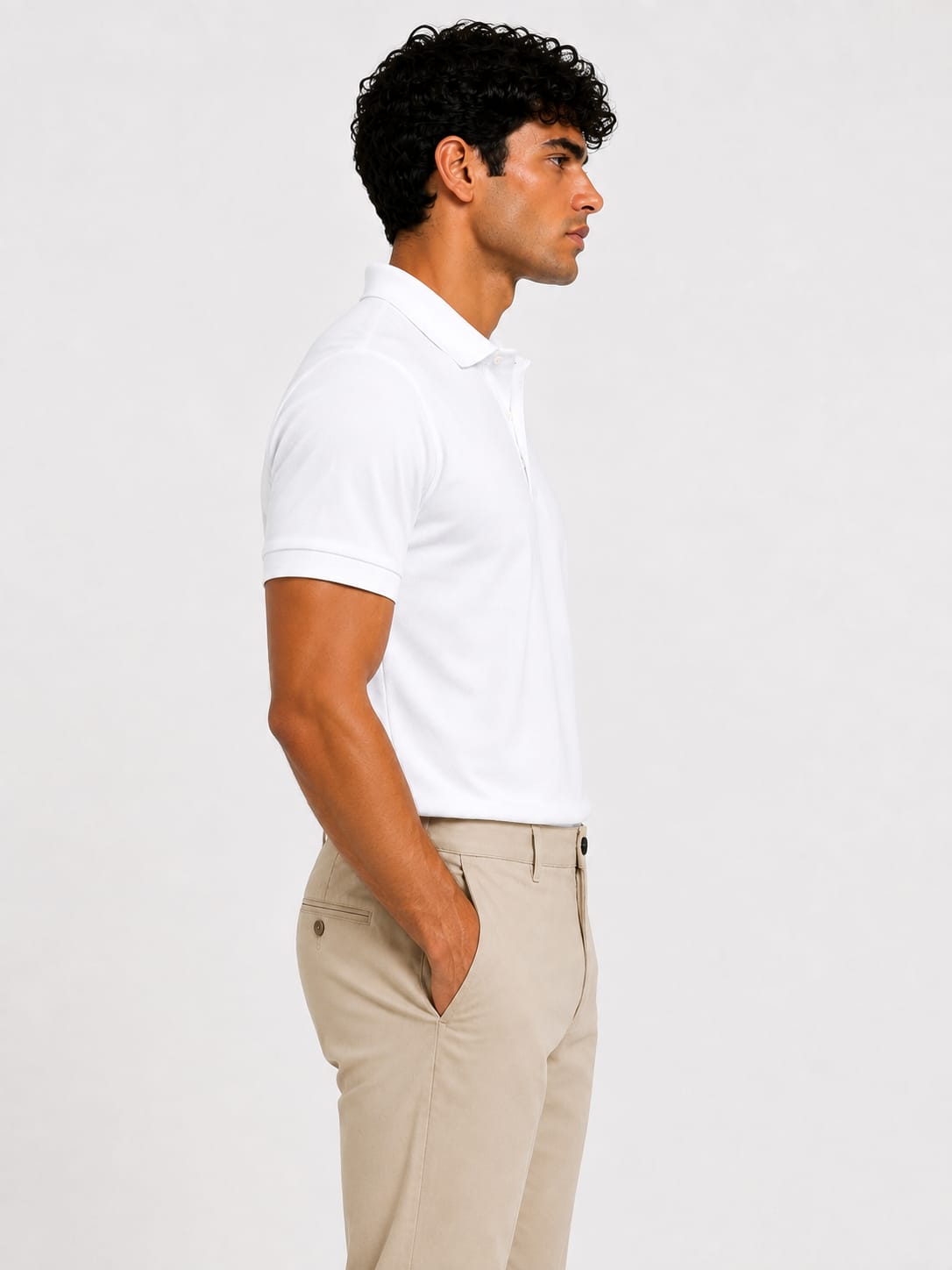 PARIDON Premium Cotton Polo T-Shirt – White