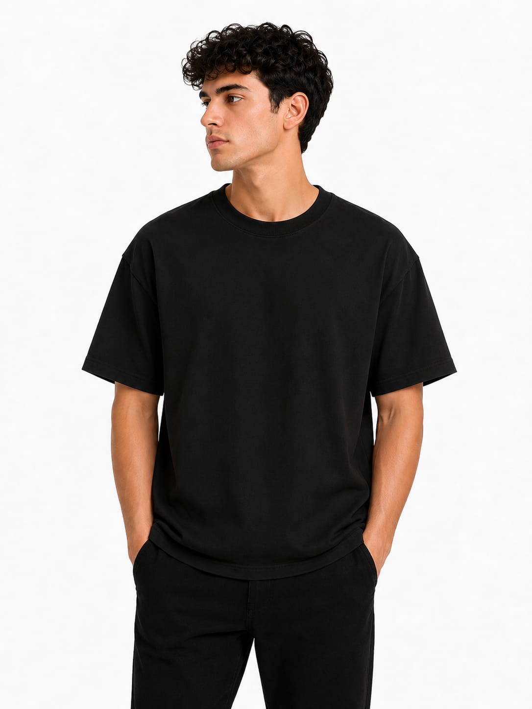 PARIDON Essential Premium Crew Neck T-Shirt – Classic Black