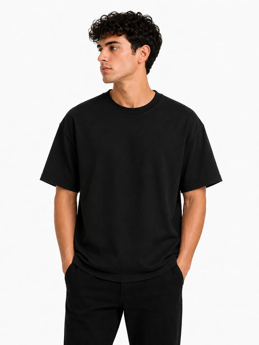 PARIDON Essential Premium Crew Neck T-Shirt – Classic Black