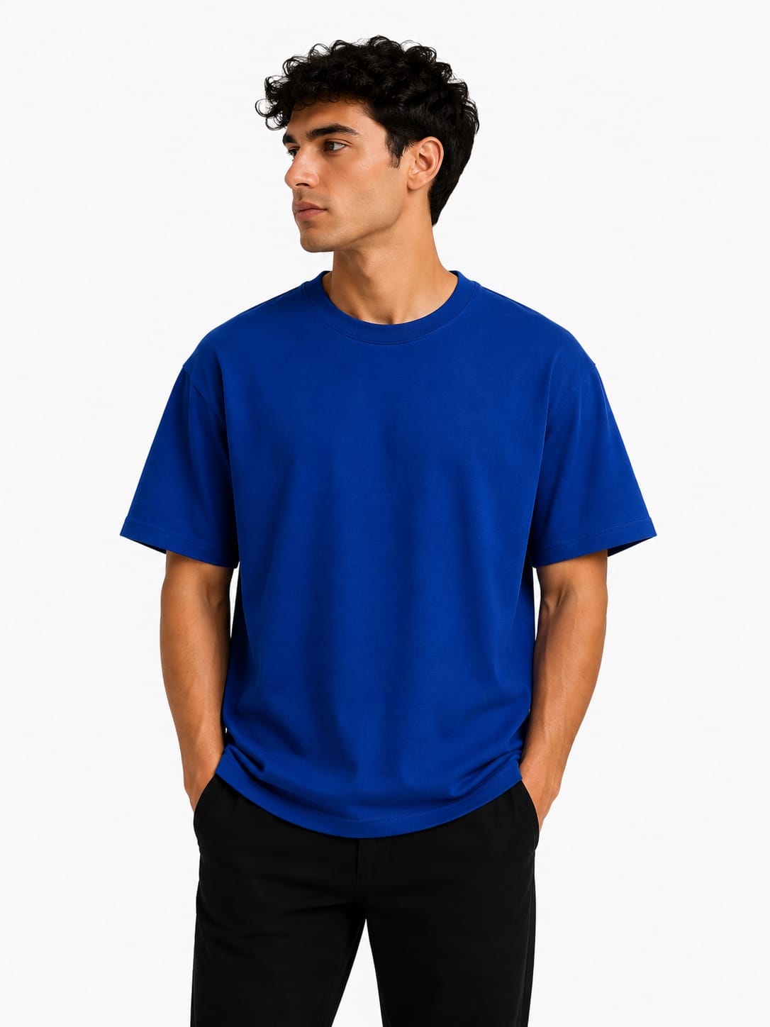 PARIDON Essential Premium Crew Neck T-Shirt – Royal Blue