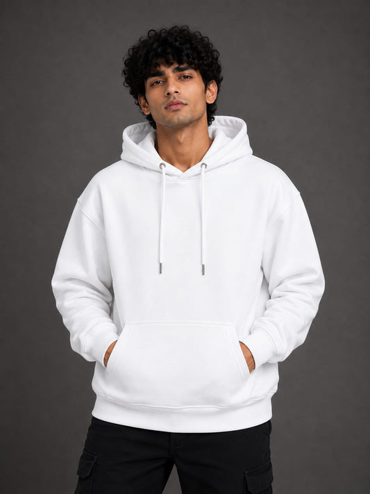 PARIDON Essential Premium Pullover Hoodie – White
