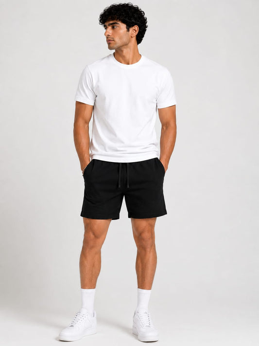 PARIDON Premium Cotton Shorts – Black