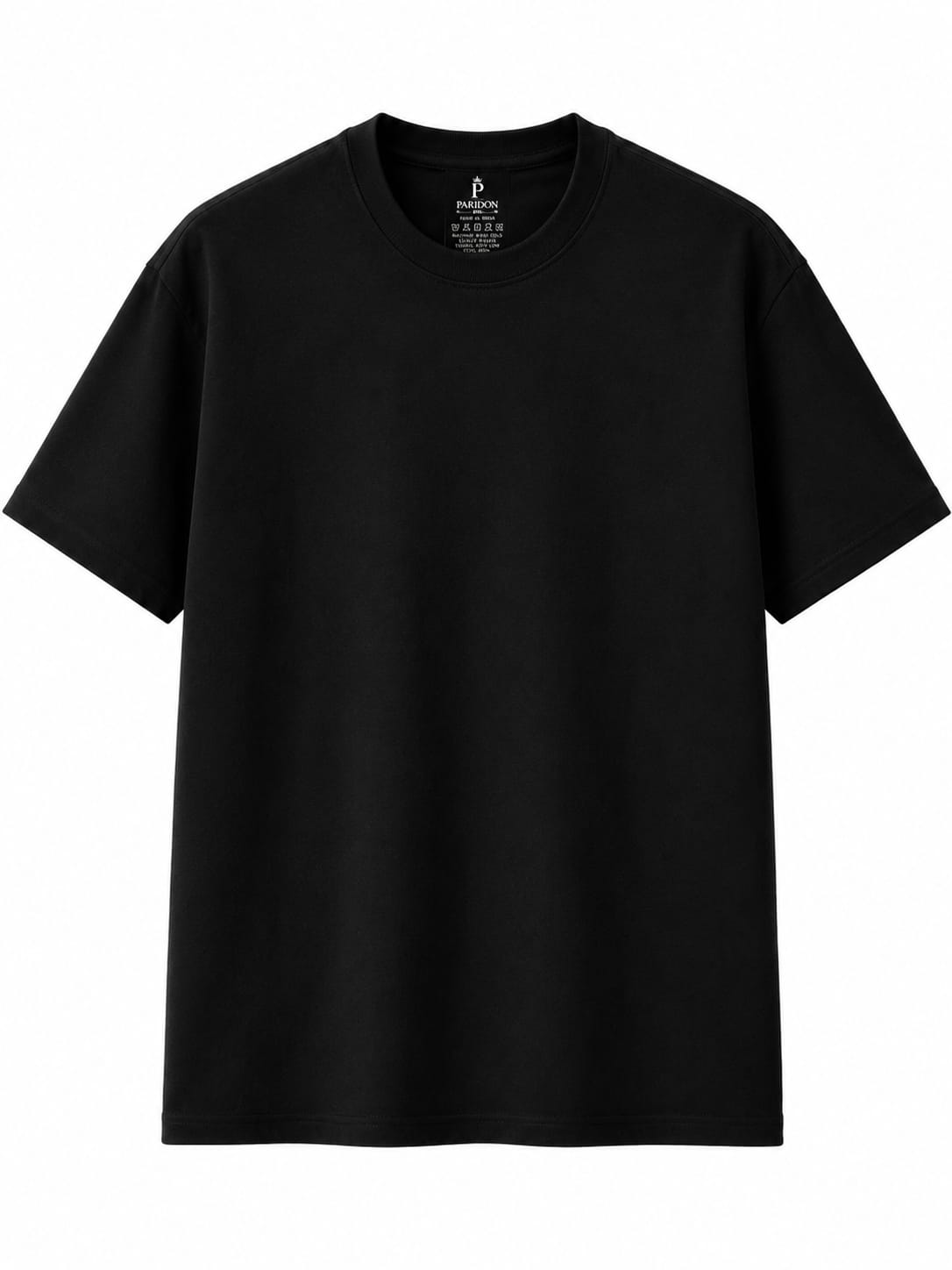 PARIDON Essential Premium Crew Neck T-Shirt – Classic Black