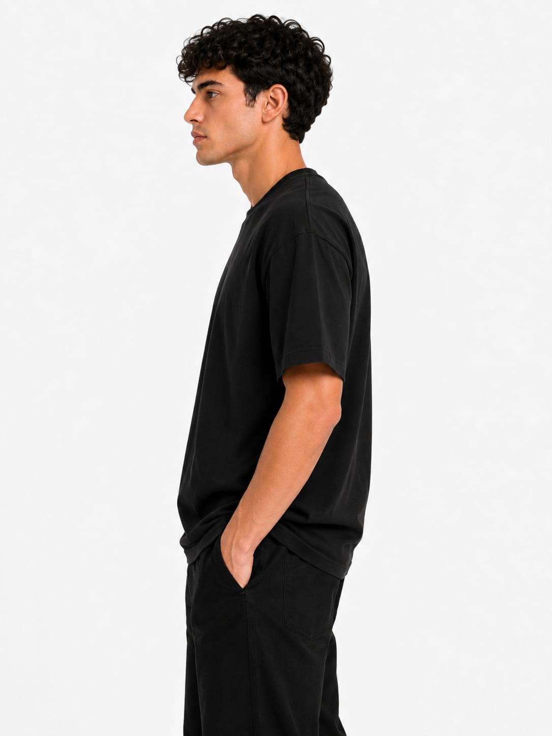 PARIDON Essential Premium Crew Neck T-Shirt – Classic Black