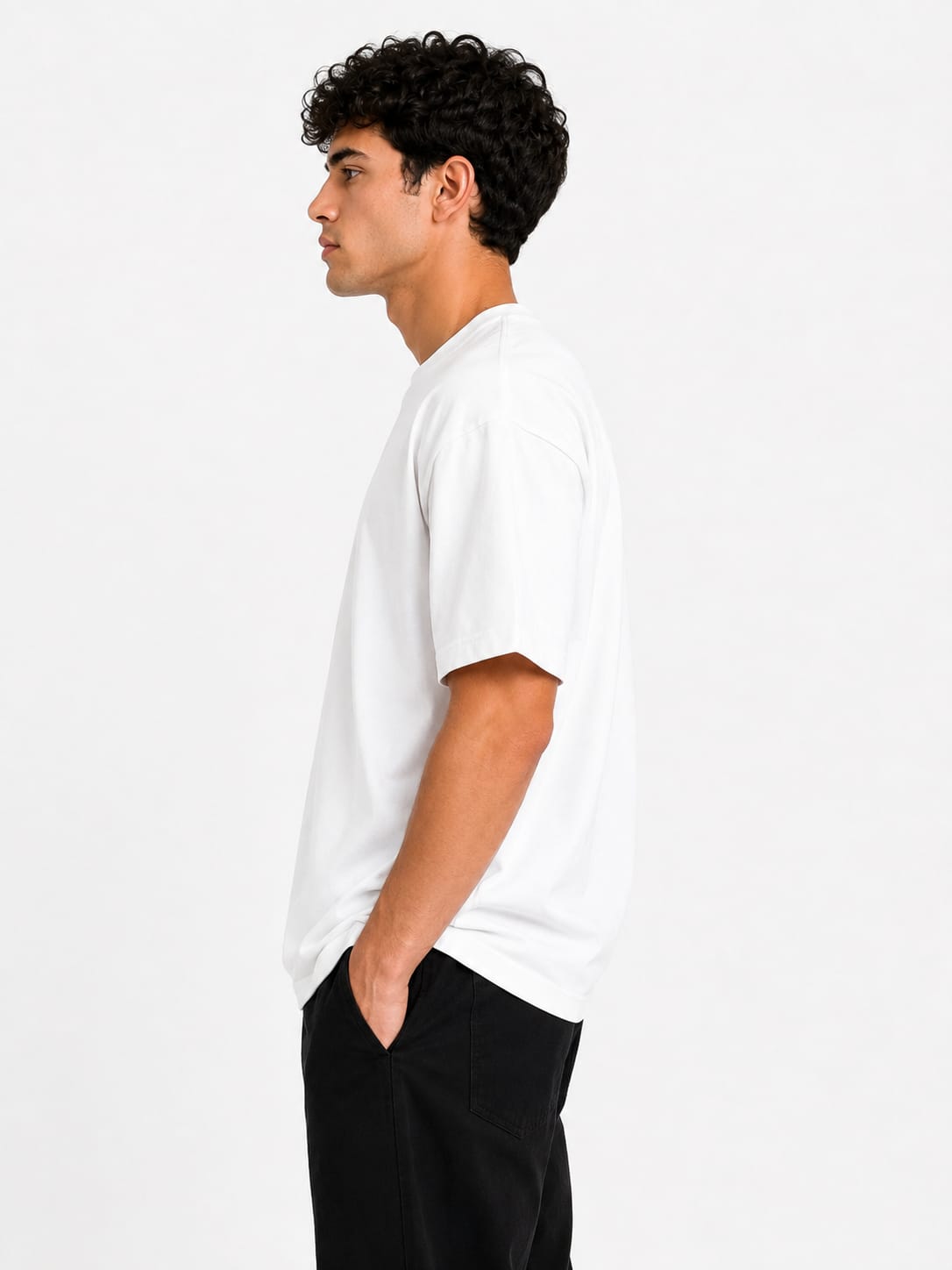 PARIDON Essential Premium Crew Neck T-Shirt – Pure White
