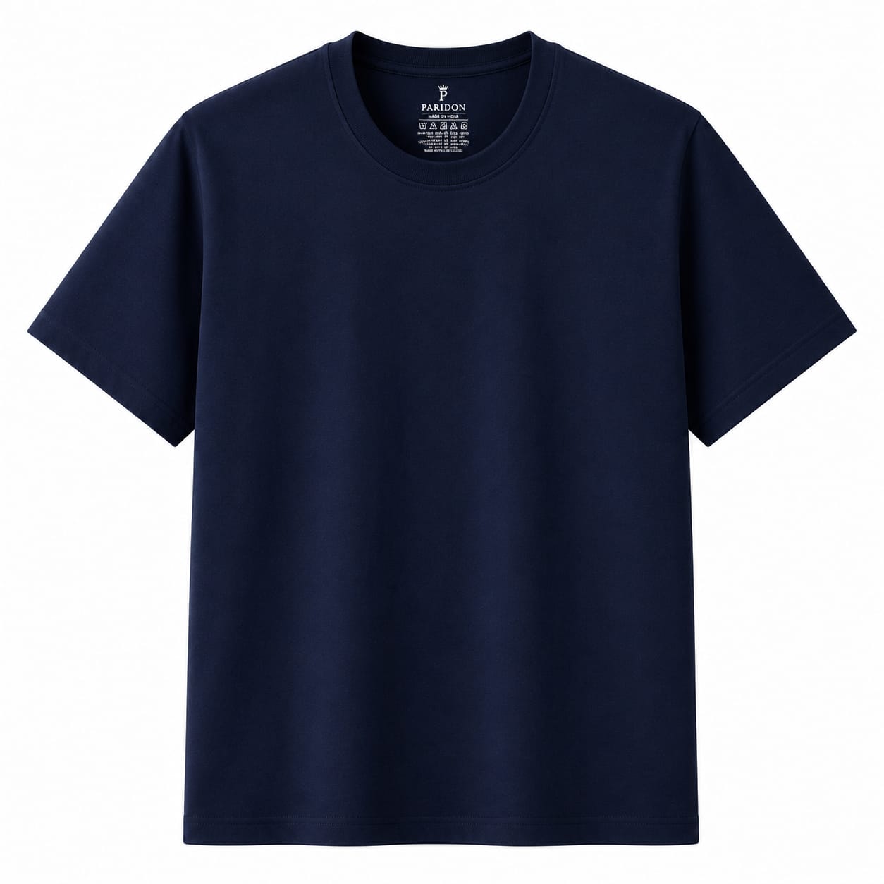 PARIDON Essential Premium Crew Neck T-Shirt – Deep Navy