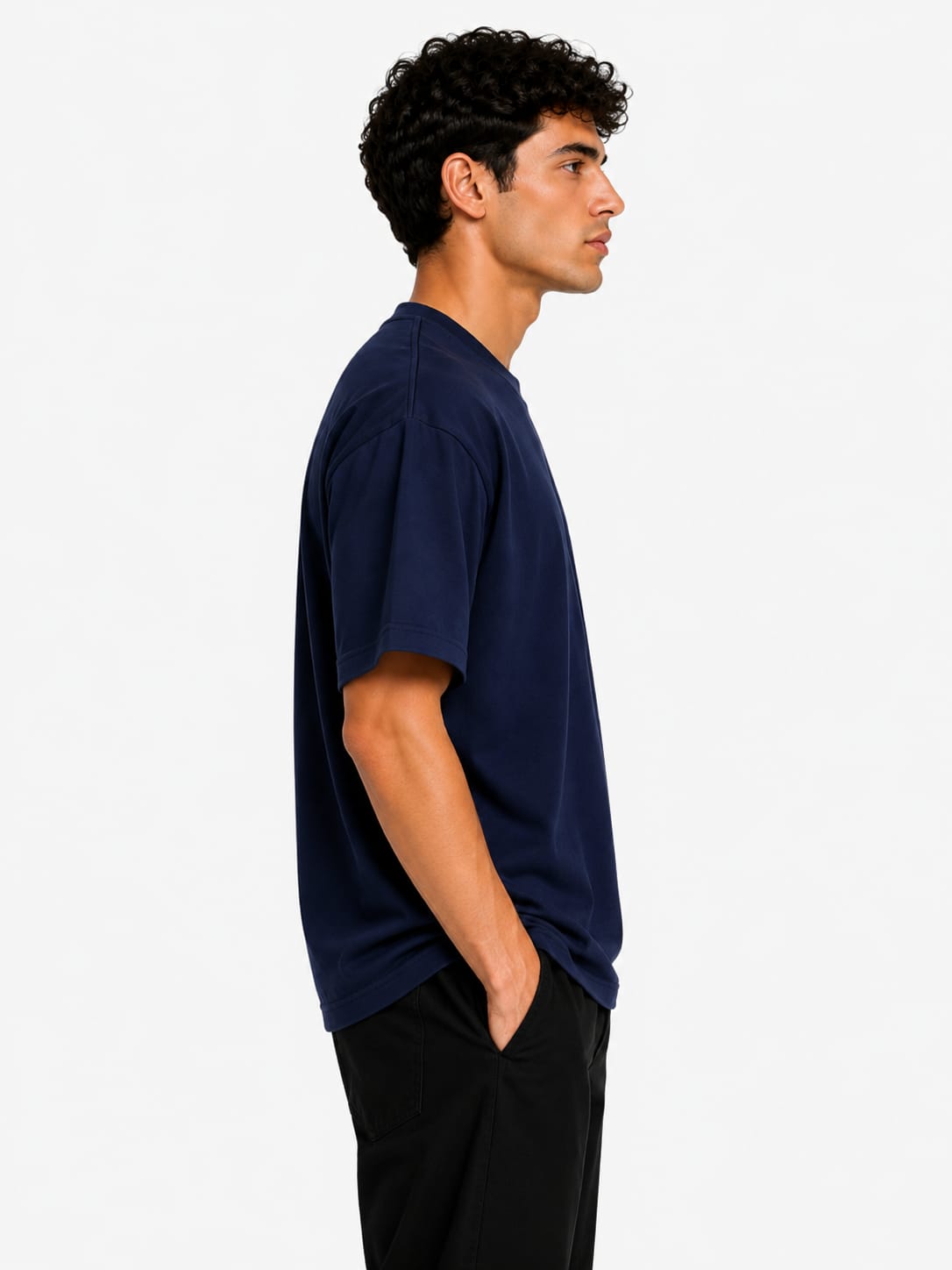 PARIDON Essential Premium Crew Neck T-Shirt – Deep Navy