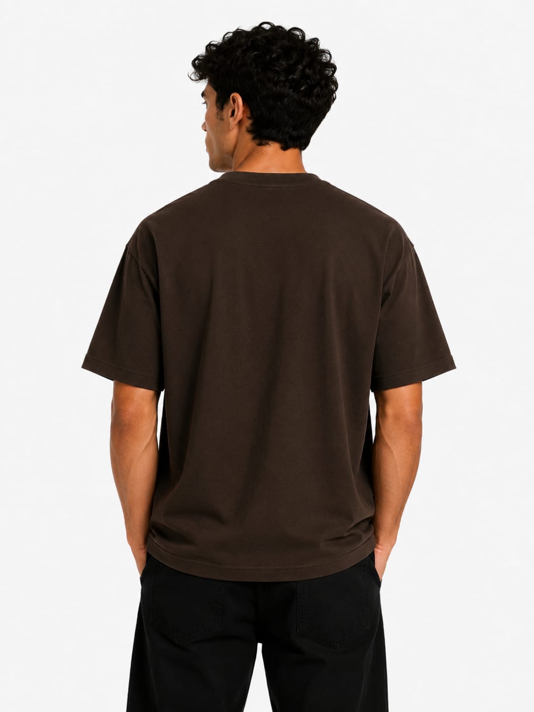 PARIDON Essential Premium Crew Neck T-Shirt – Espresso Brown