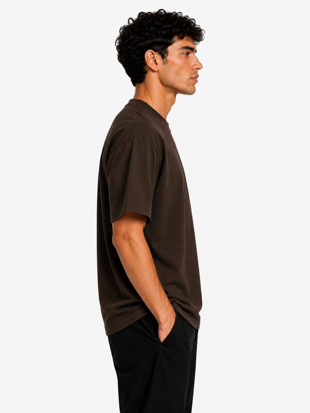 PARIDON Essential Premium Crew Neck T-Shirt – Espresso Brown
