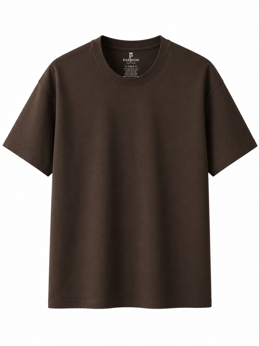 PARIDON Essential Premium Crew Neck T-Shirt – Espresso Brown