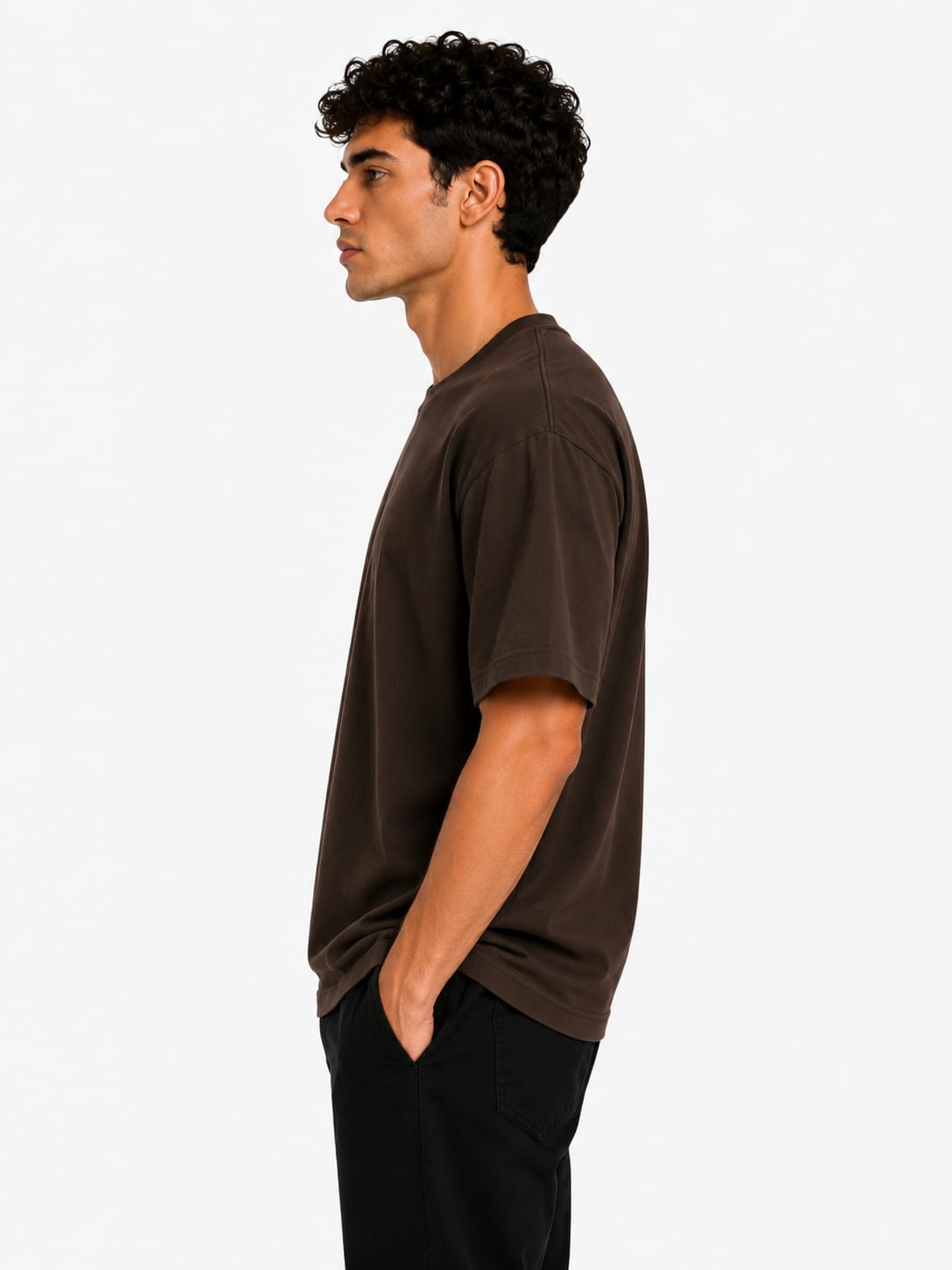 PARIDON Essential Premium Crew Neck T-Shirt – Espresso Brown