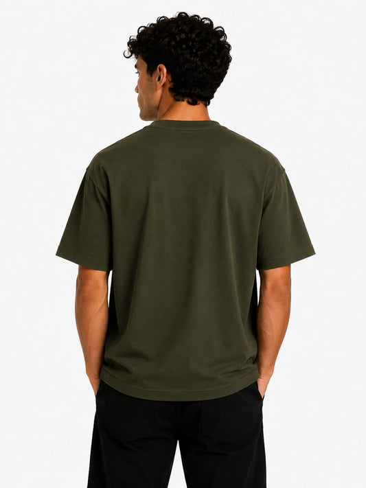 PARIDON Essential Premium Crew Neck T-Shirt – Deep Olive