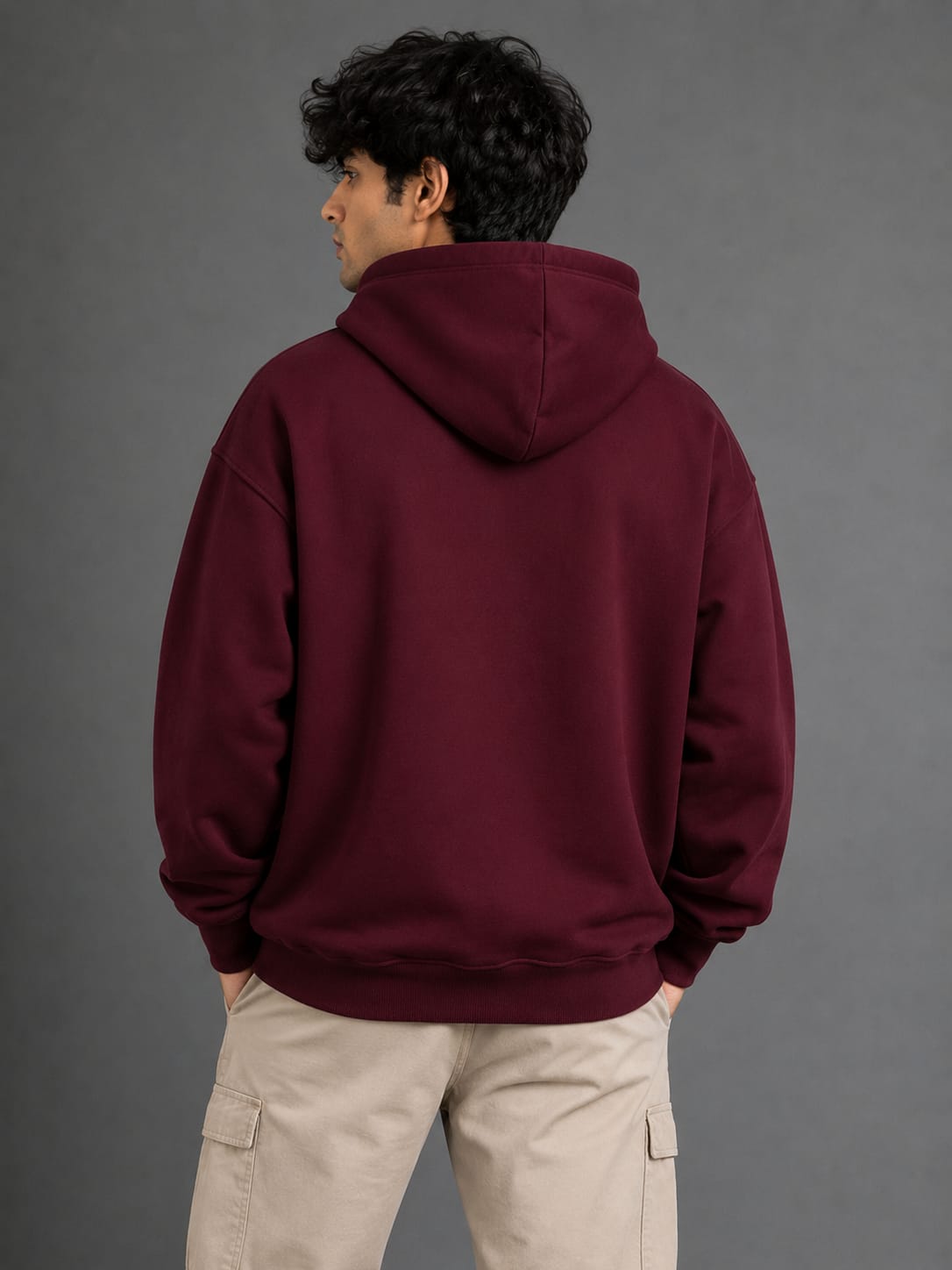 PARIDON Essential Premium Pullover Hoodie – Deep Burgundy