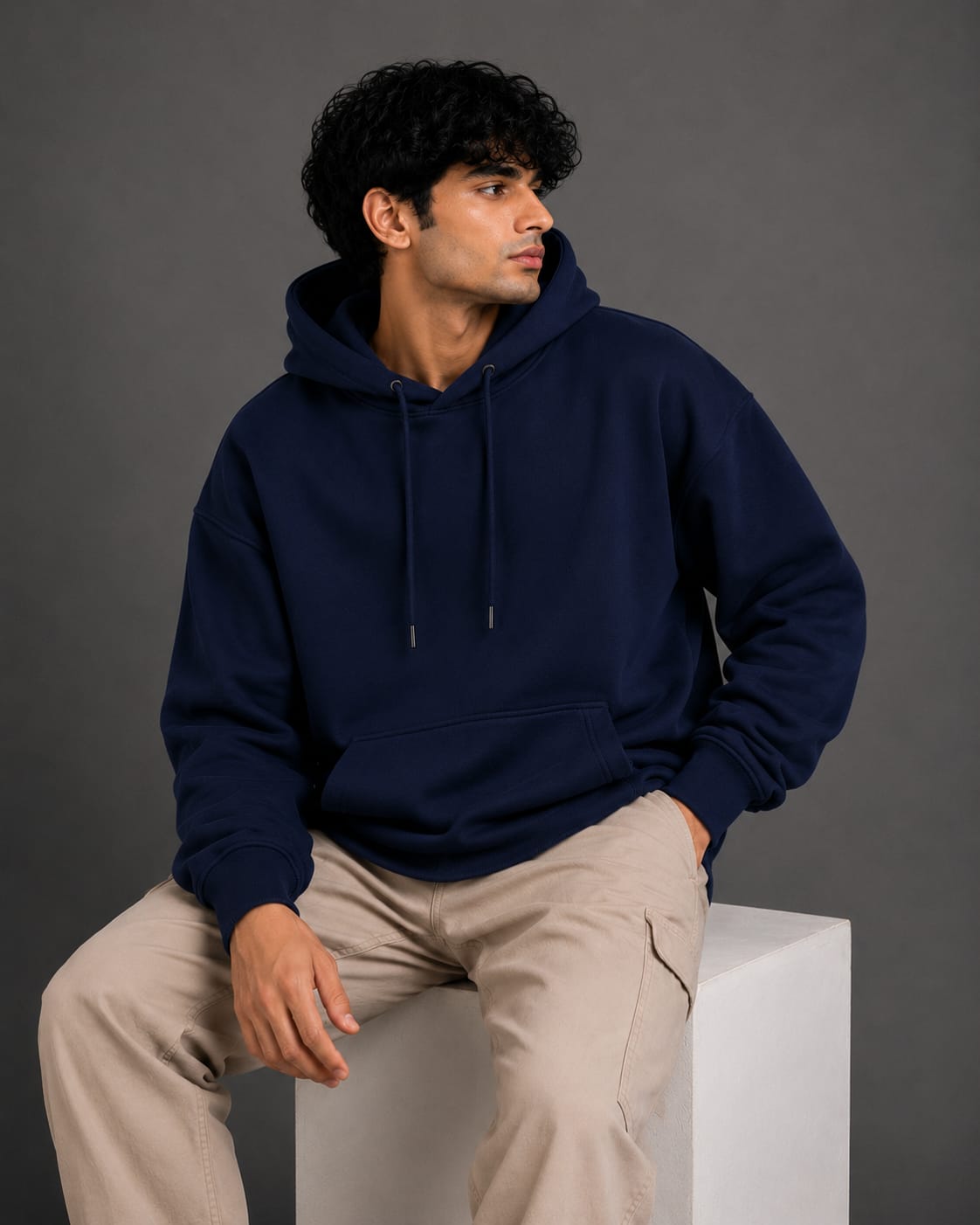 PARIDON Essential Premium Pullover Hoodie – Deep Navy