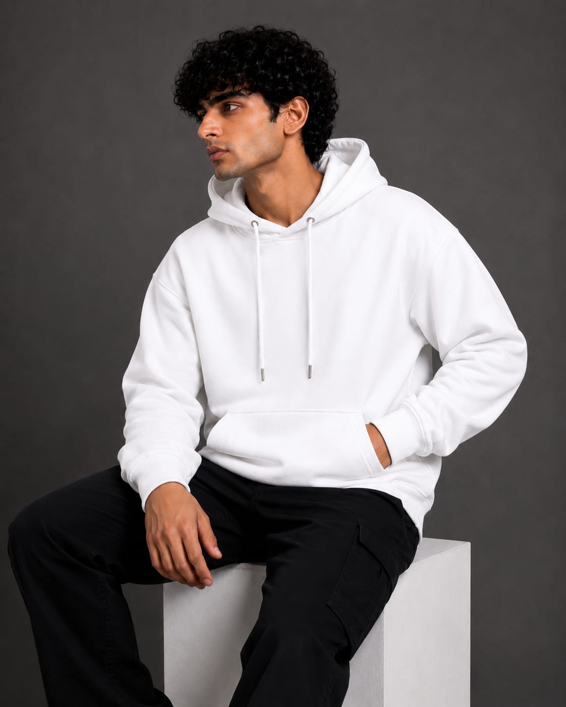 PARIDON Essential Premium Pullover Hoodie – White