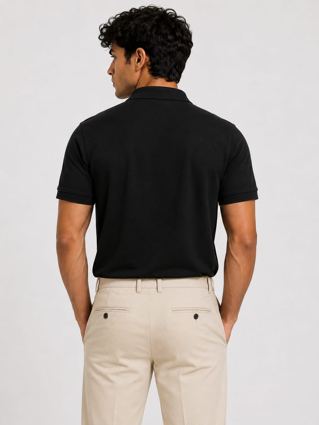 PARIDON Premium Cotton Polo T-Shirt – Black