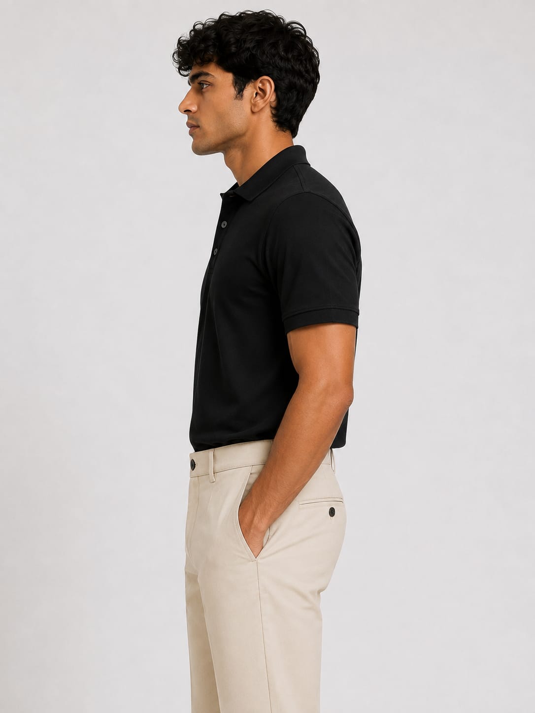 PARIDON Premium Cotton Polo T-Shirt – Black