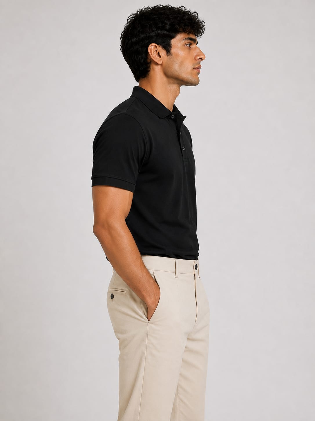 PARIDON Premium Cotton Polo T-Shirt – Black