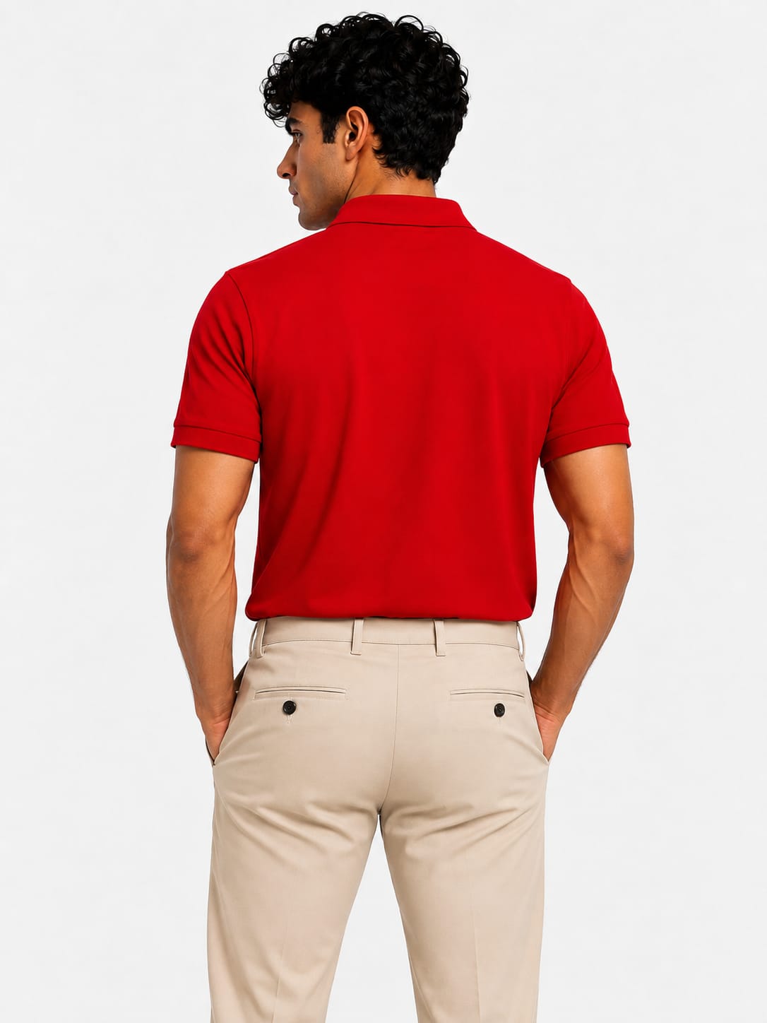 PARIDON Premium Cotton Polo T-Shirt – Red