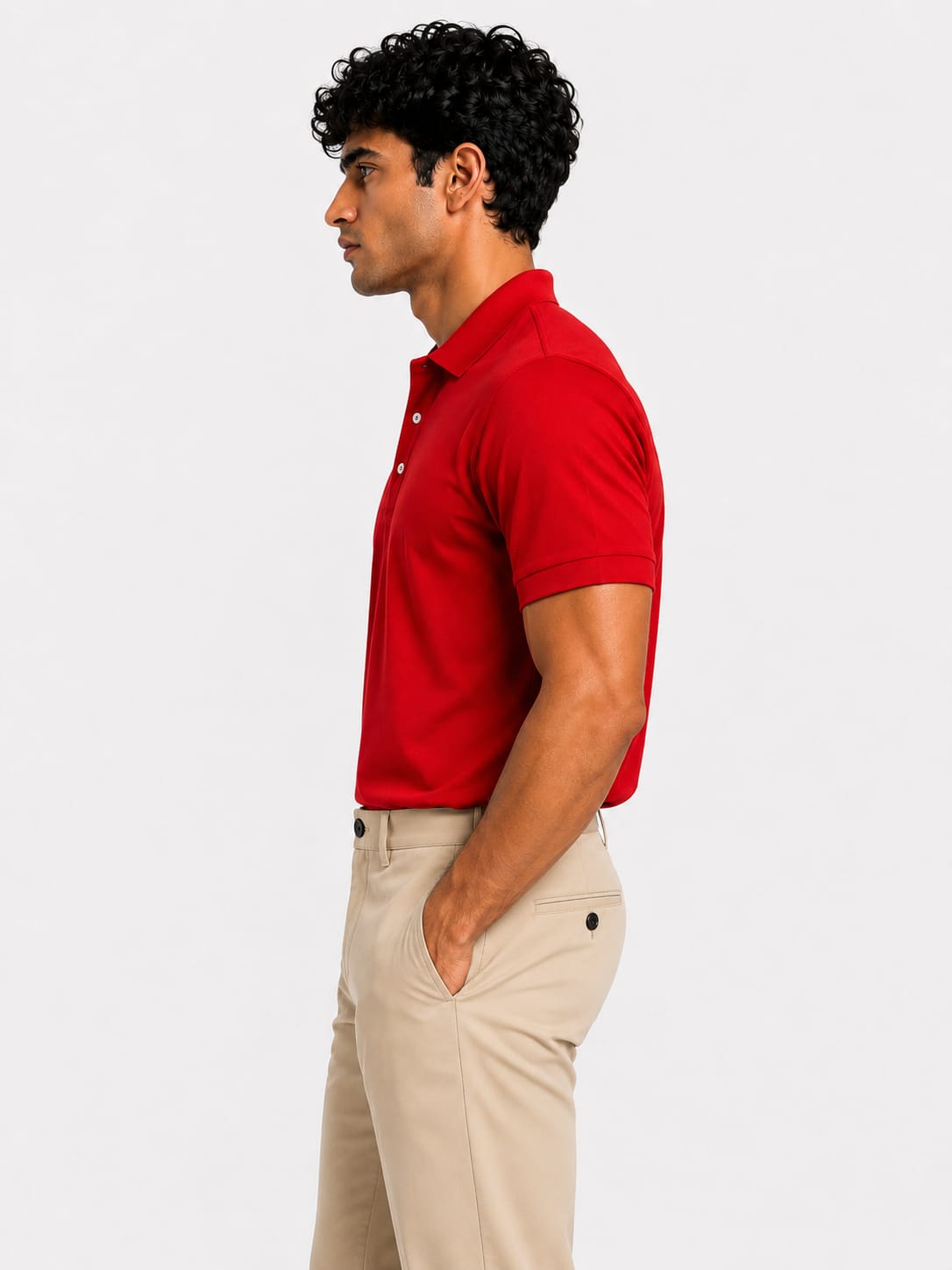 PARIDON Premium Cotton Polo T-Shirt – Red
