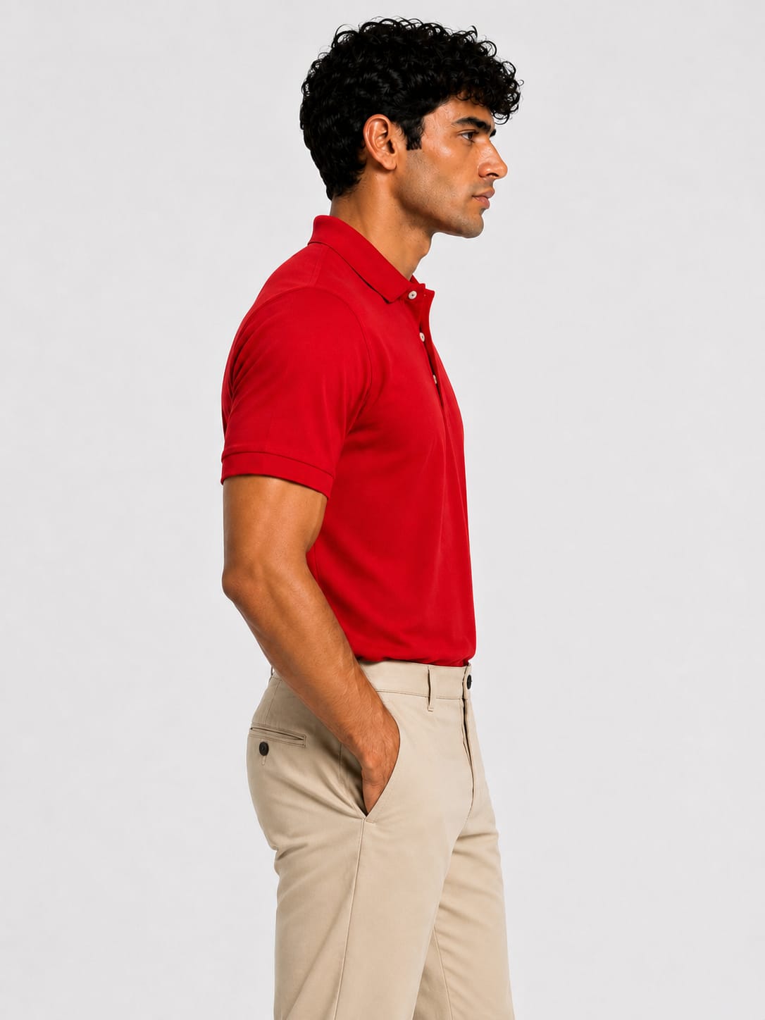 PARIDON Premium Cotton Polo T-Shirt – Red