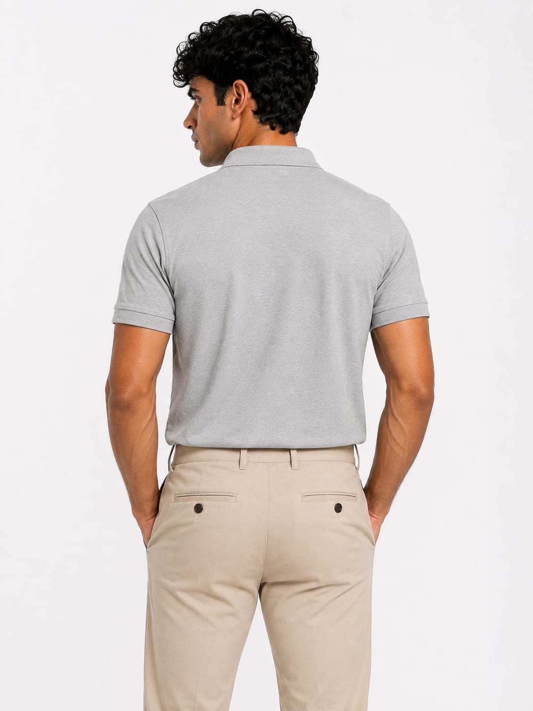 PARIDON Premium Cotton Polo T-Shirt – Grey