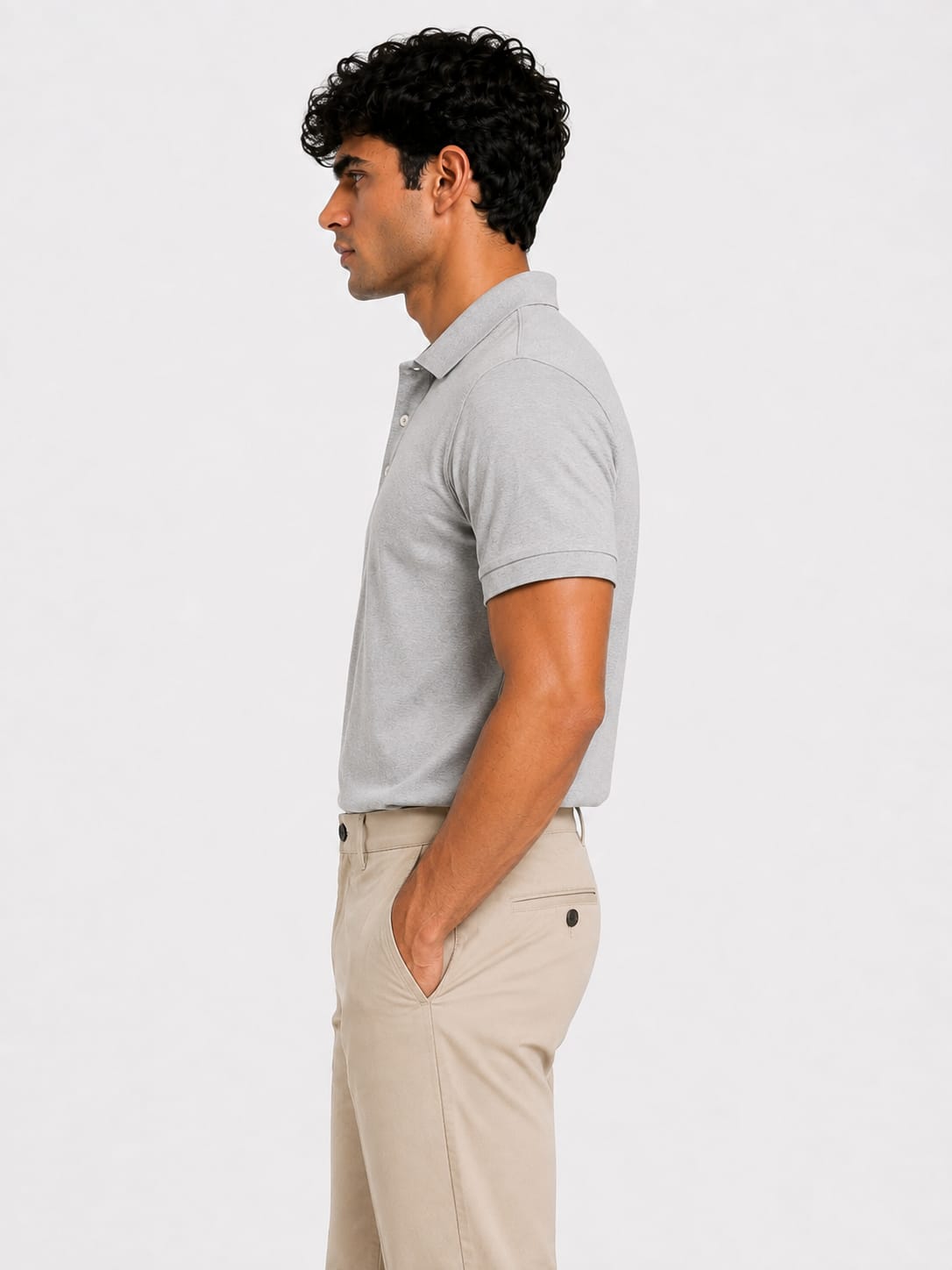 PARIDON Premium Cotton Polo T-Shirt – Grey