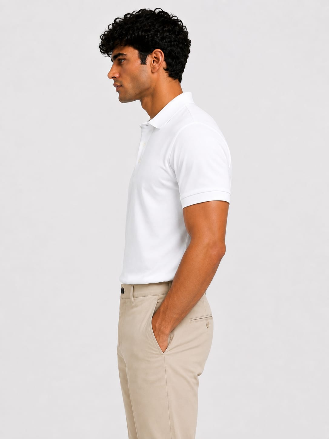 PARIDON Premium Cotton Polo T-Shirt – White
